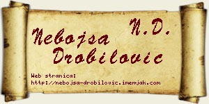 Nebojša Drobilović vizit kartica